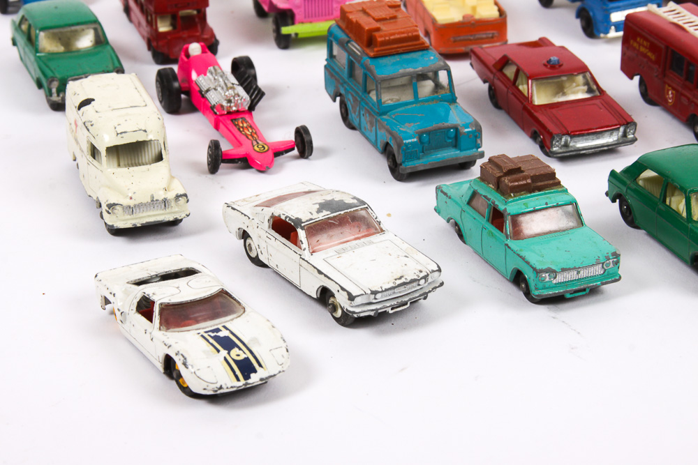 Assortment of Lesney Die-Cast Cars