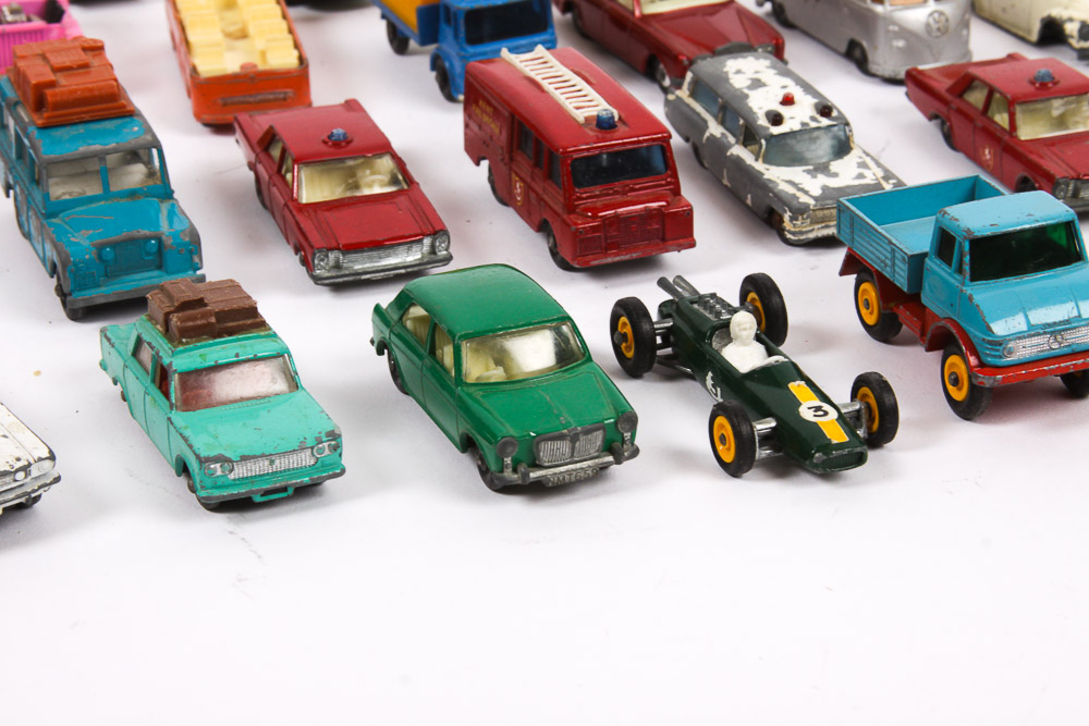 Assortment of Lesney Die-Cast Cars