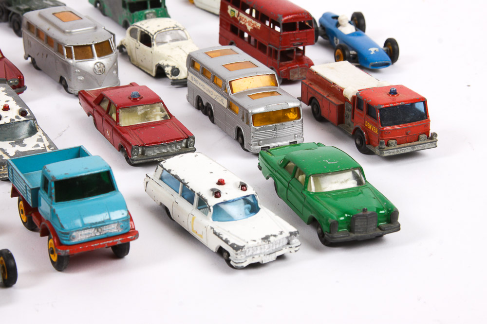 Assortment of Lesney Die-Cast Cars