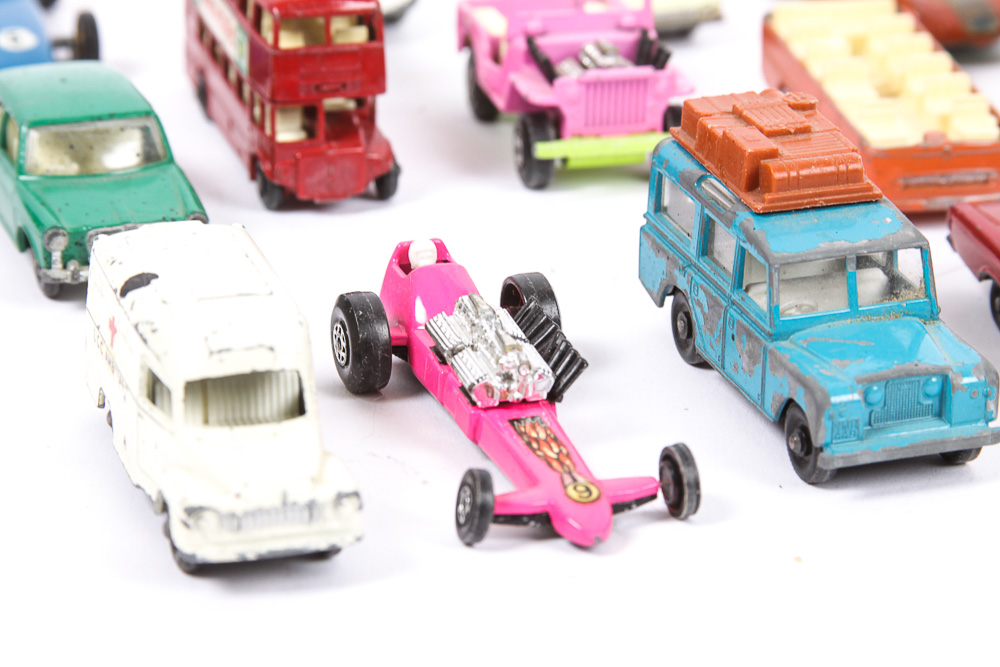 Assortment of Lesney Die-Cast Cars