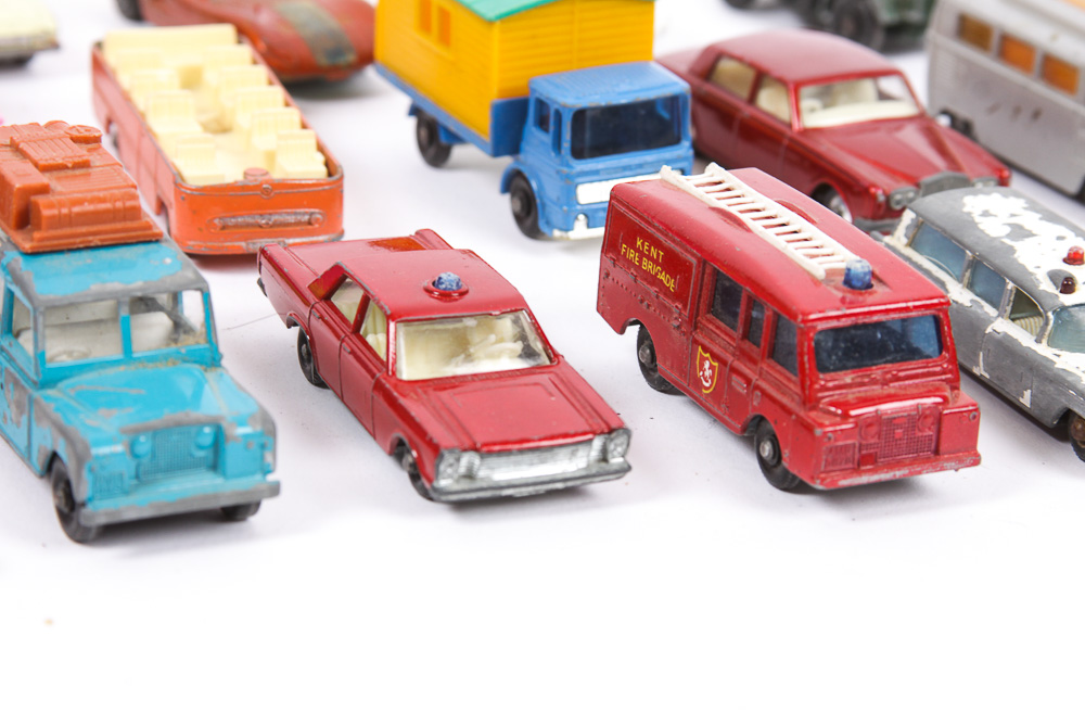 Assortment of Lesney Die-Cast Cars