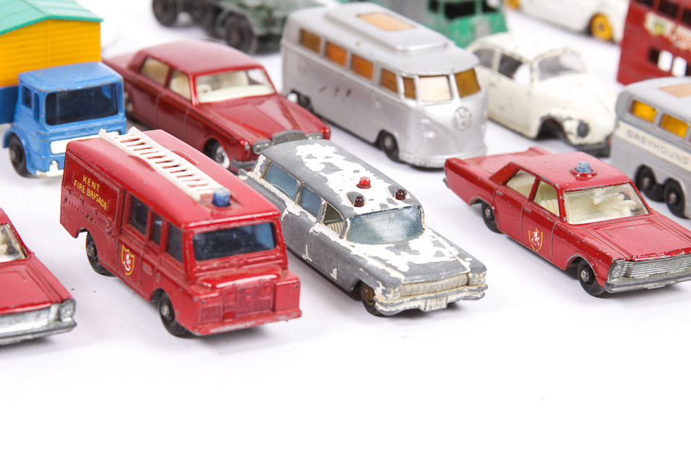 Assortment of Lesney Die-Cast Cars