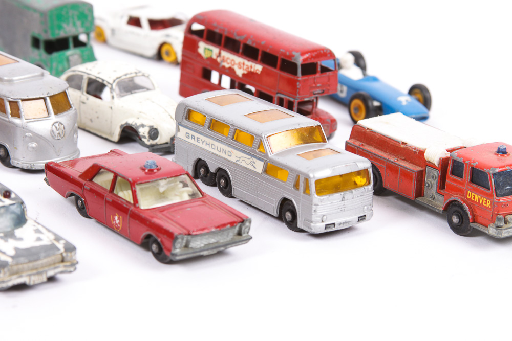 Assortment of Lesney Die-Cast Cars