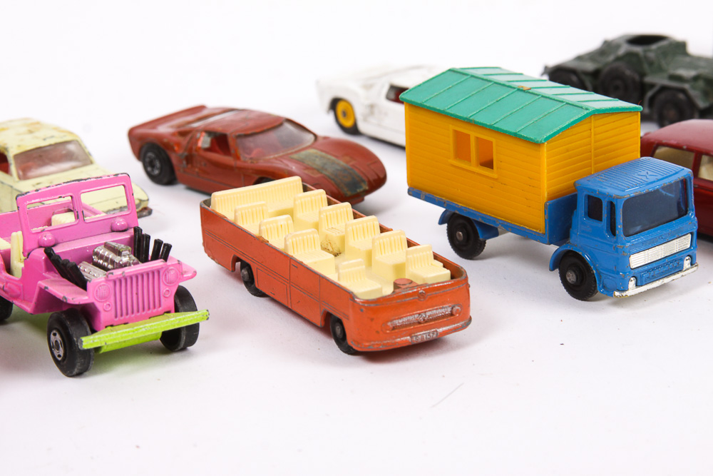 Assortment of Lesney Die-Cast Cars