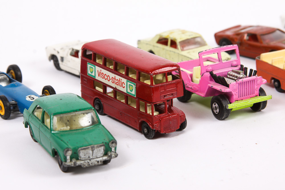 Assortment of Lesney Die-Cast Cars