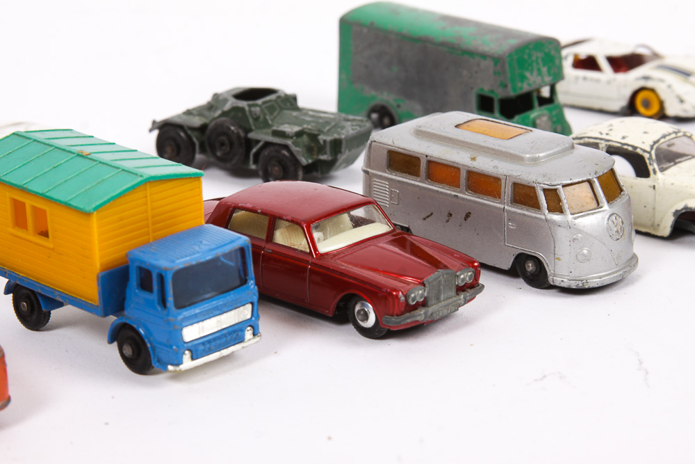 Assortment of Lesney Die-Cast Cars