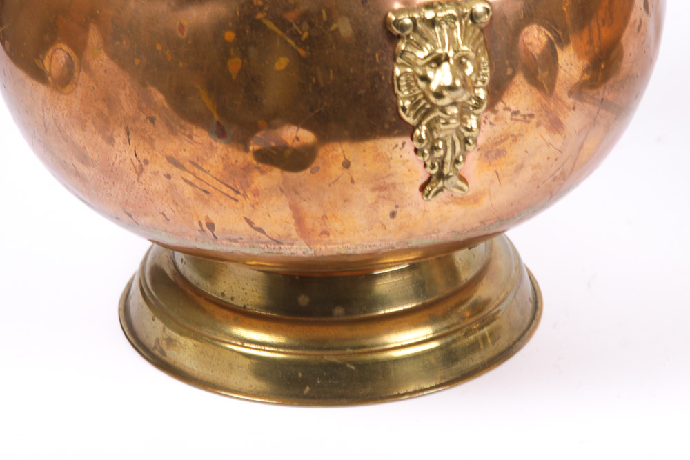 Pair of Copper Coal Scuttles