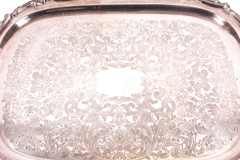 Vintage Leonard Silver Plate Coffee and Tea Service