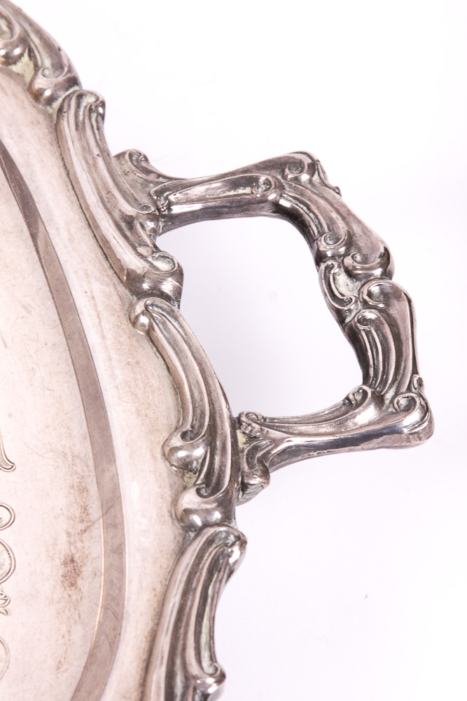 Vintage Leonard Silver Plate Coffee and Tea Service