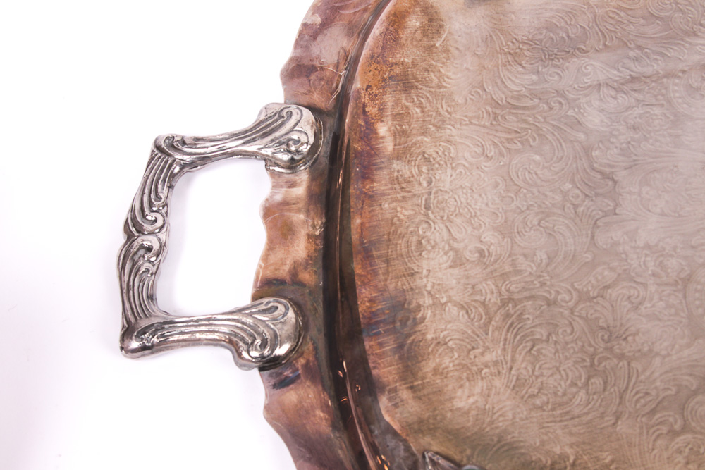 Vintage Leonard Silver Plate Coffee and Tea Service