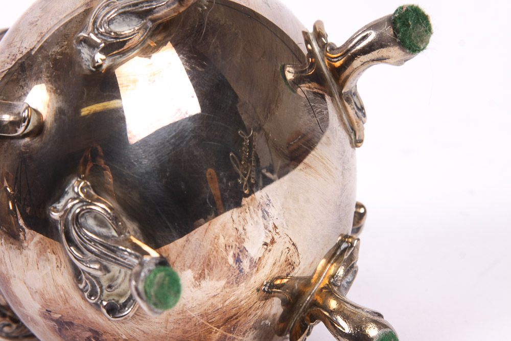 Vintage Leonard Silver Plate Coffee and Tea Service