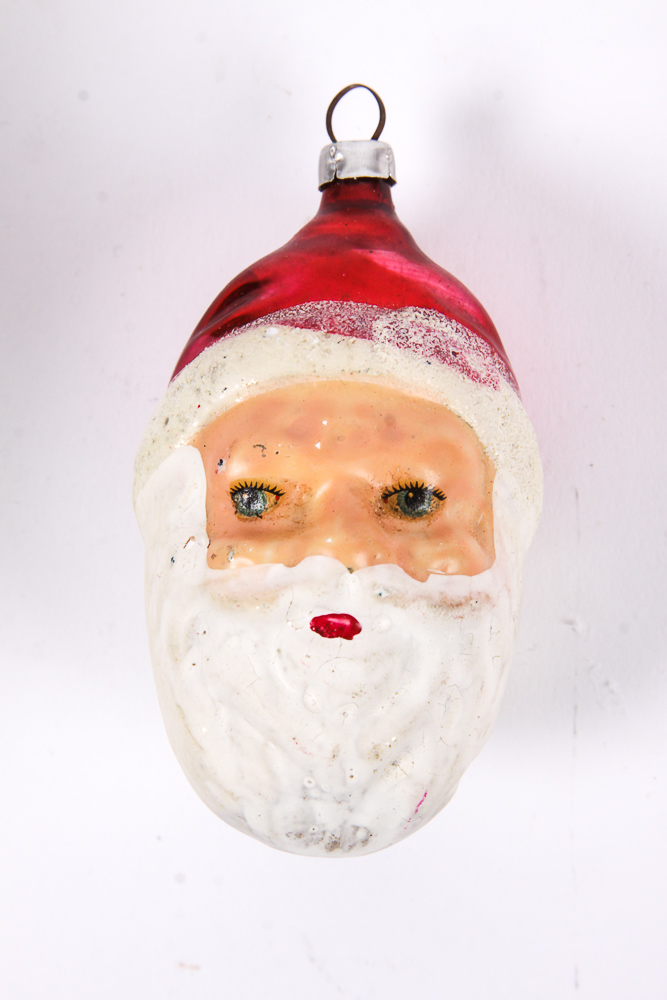 Vintage Santa Ornaments