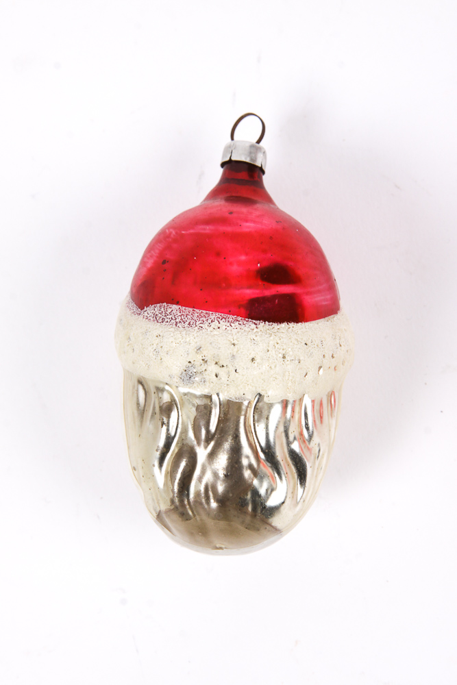 Vintage Santa Ornaments