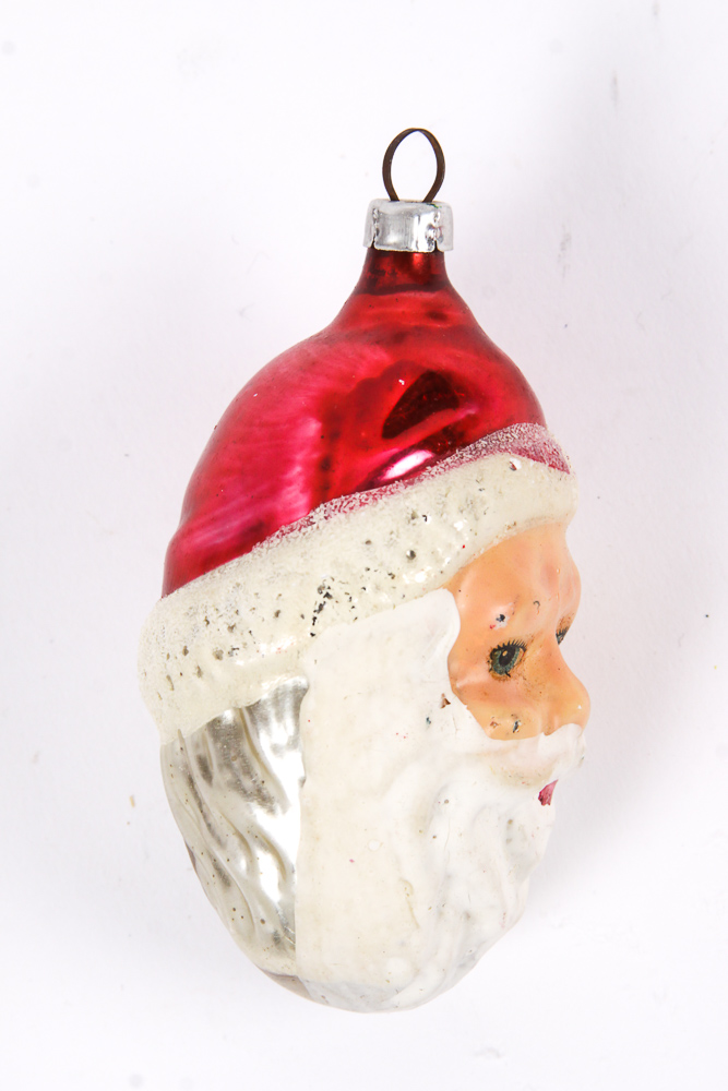 Vintage Santa Ornaments