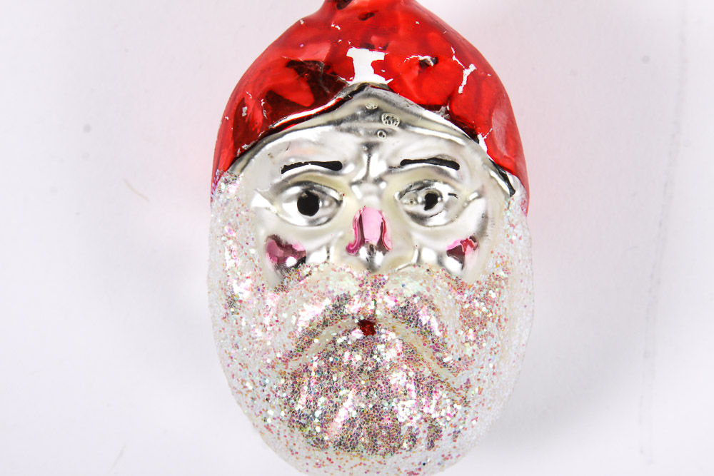 Vintage Santa Ornaments