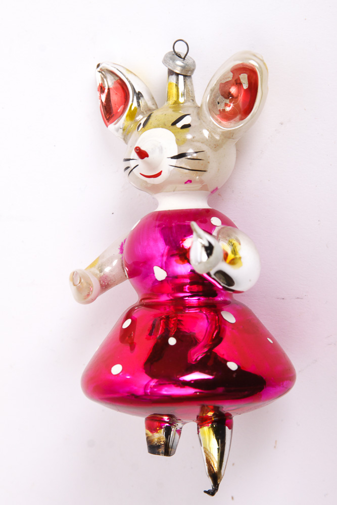 Art Glass Character Tree Ornaments