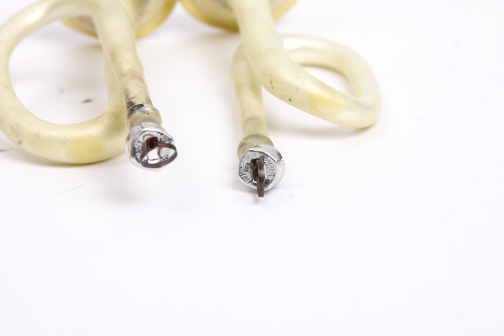 Vintage Glass Horn Ornaments