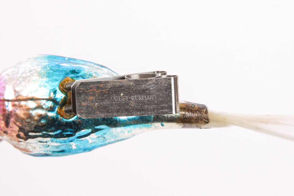 Vintage Glass Bird Ornaments