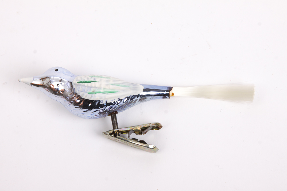 Vintage Glass Bird Ornaments