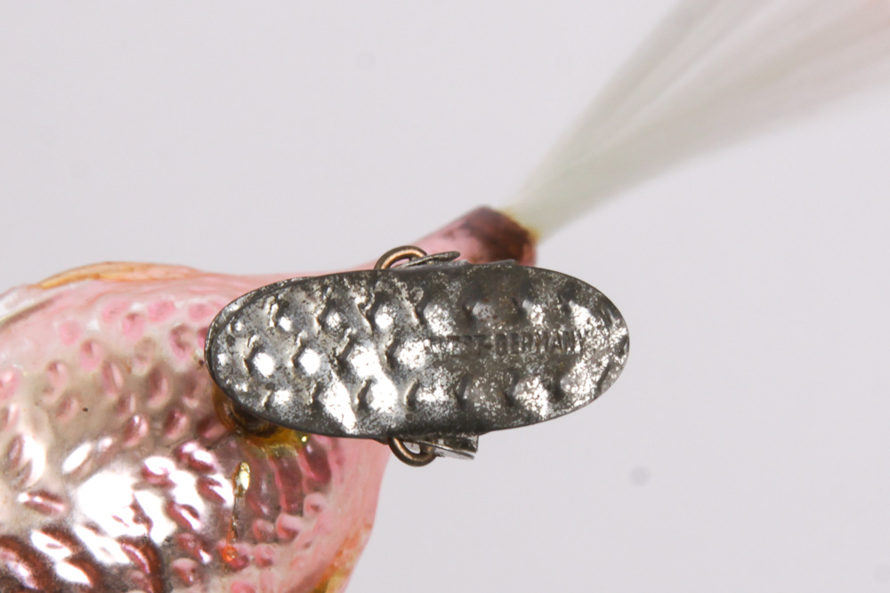 Vintage Glass Bird Ornaments