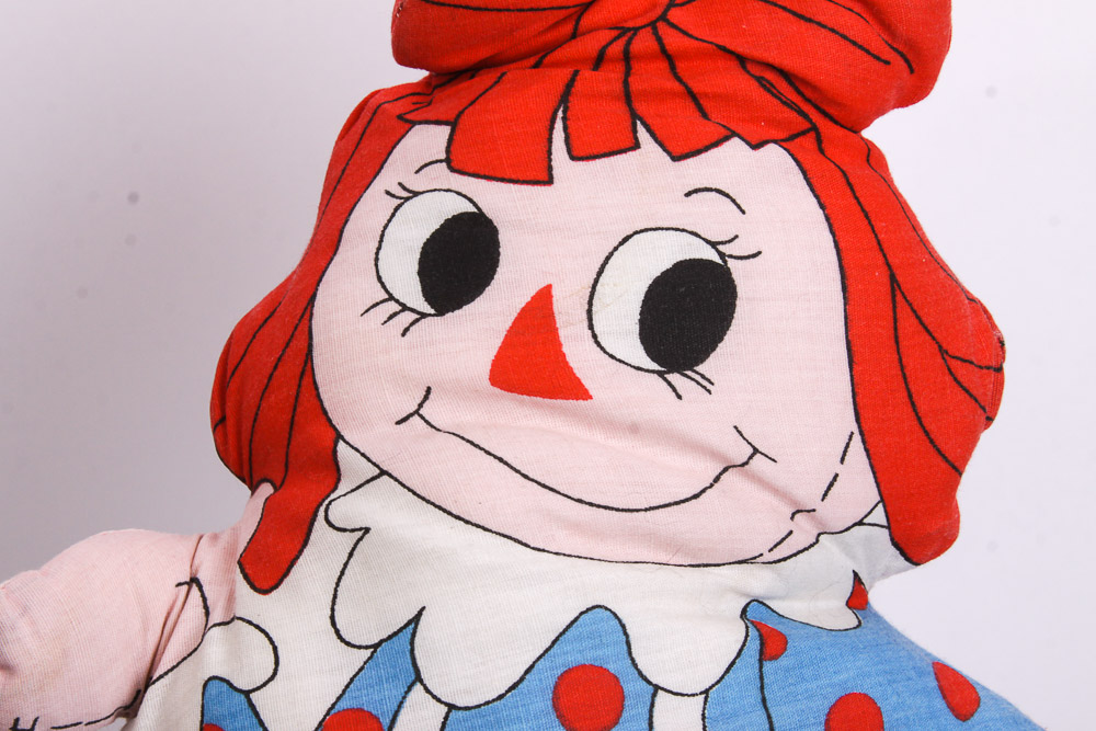 Vintage "Raggedy Ann" and "Andy" Dolls Including Bobbs-Merrill Co.