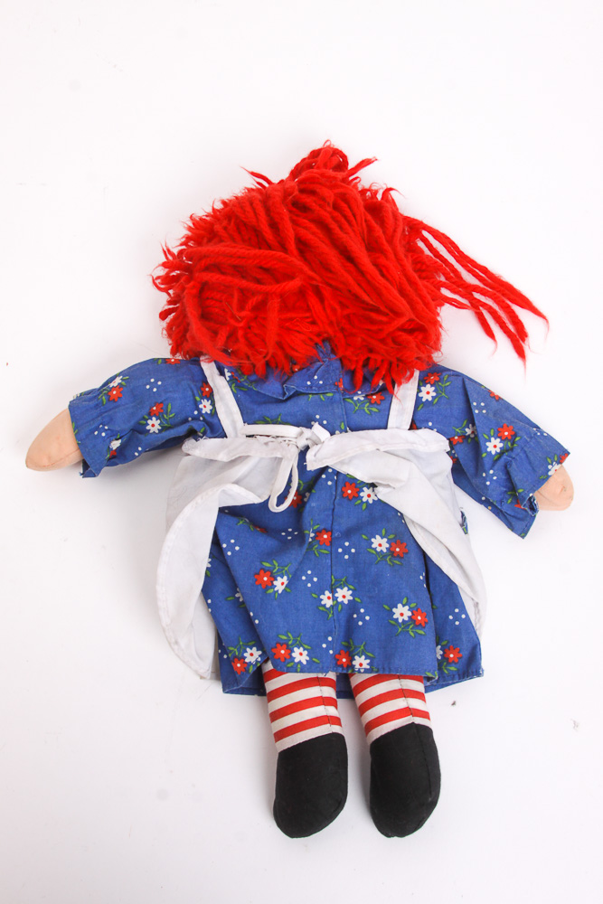 Vintage "Raggedy Ann" and "Andy" Dolls Including Bobbs-Merrill Co.