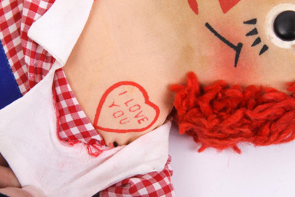 Vintage "Raggedy Ann" and "Andy" Dolls Including Bobbs-Merrill Co.