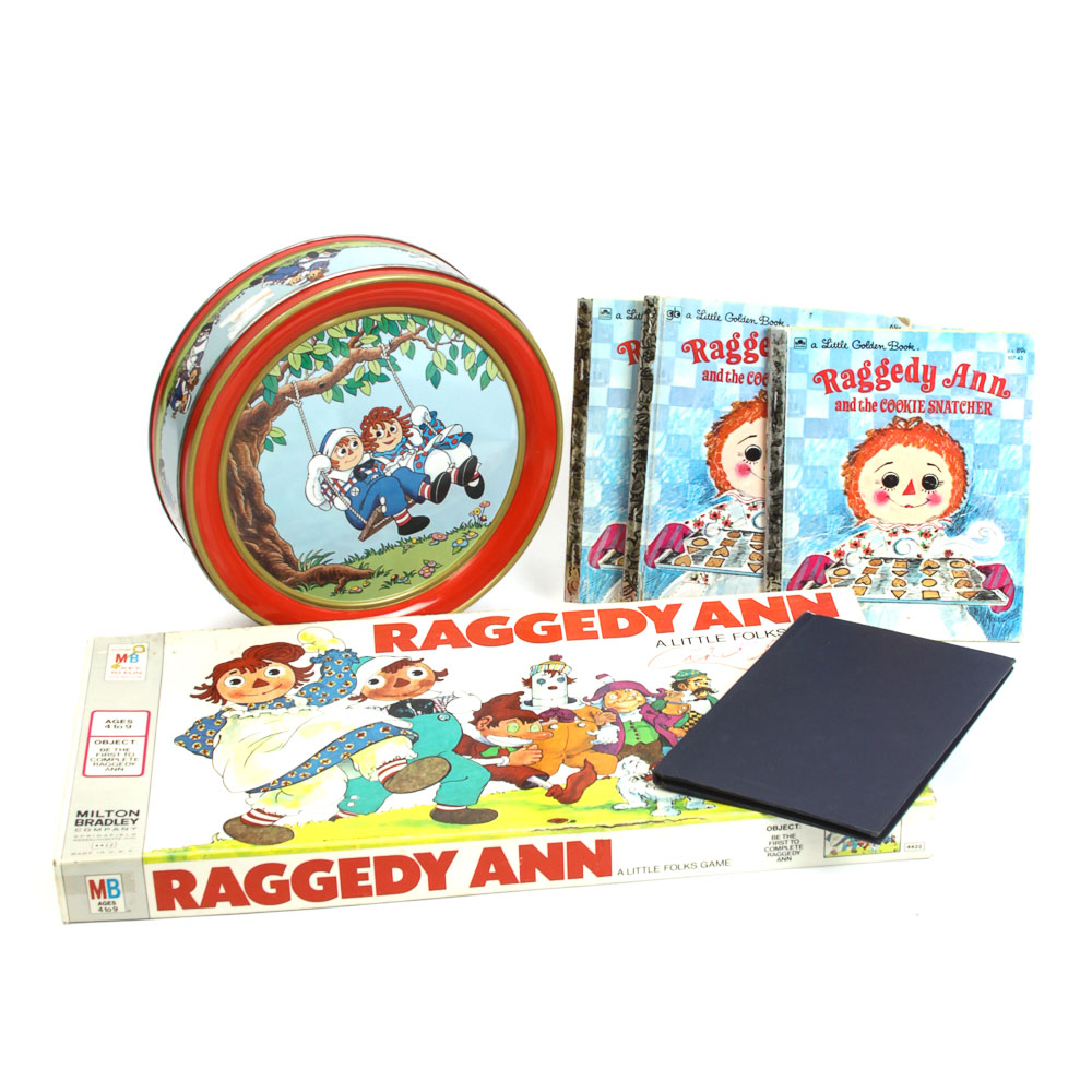 Vintage Raggedy Ann Books and Merchandise