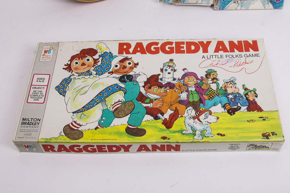 Vintage Raggedy Ann Books and Merchandise
