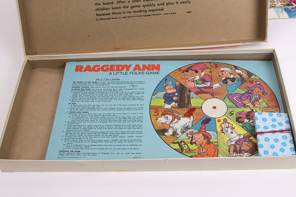 Vintage Raggedy Ann Books and Merchandise