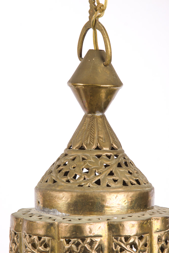 Brass Turkish Light Fixture