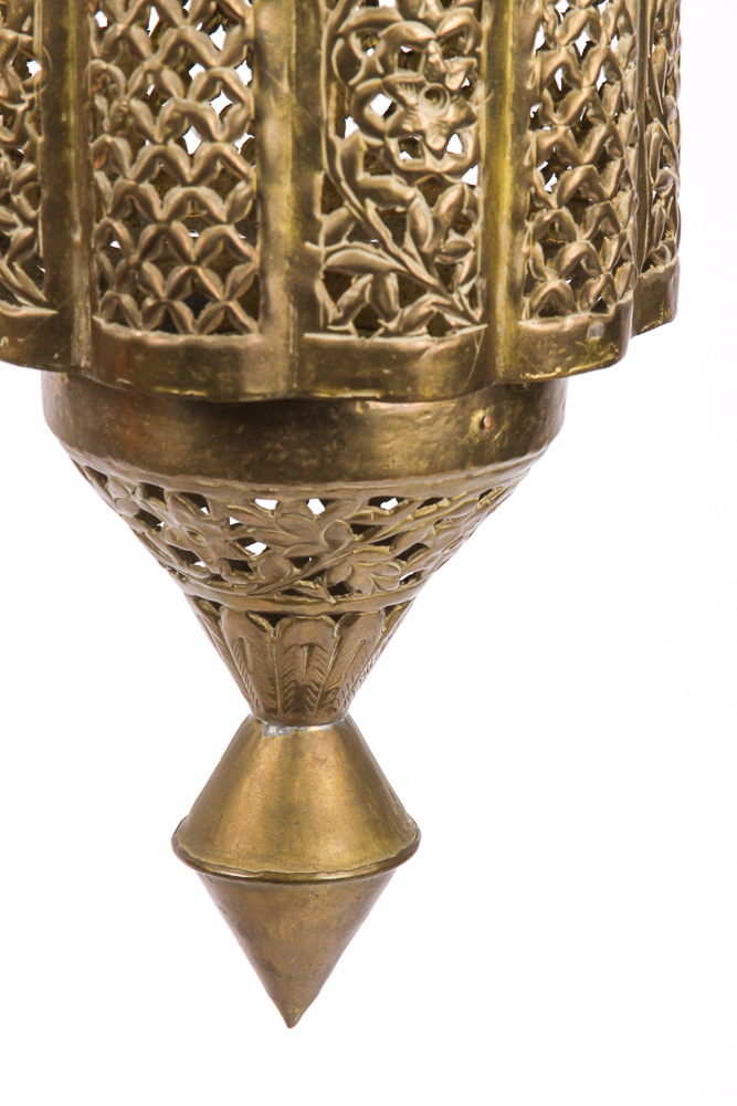 Brass Turkish Light Fixture