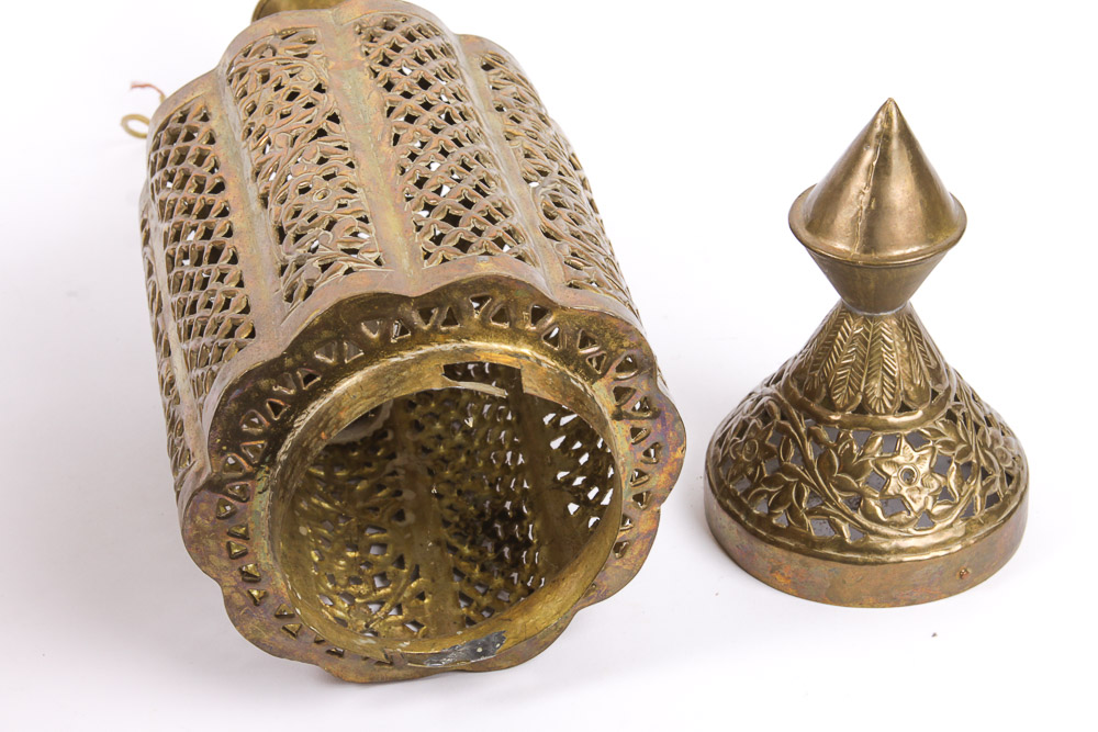 Brass Turkish Light Fixture