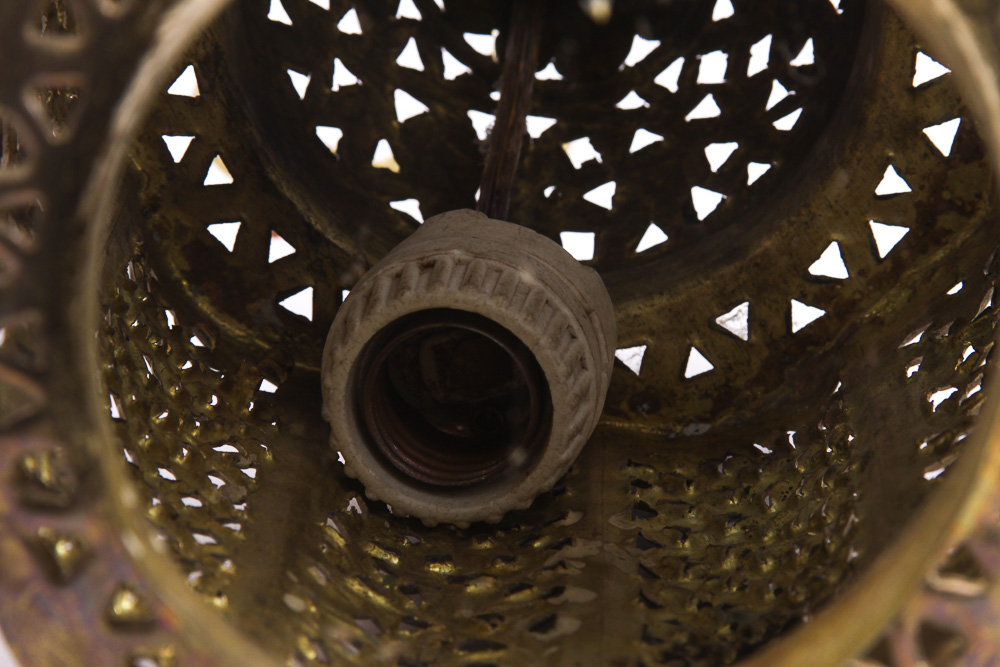 Brass Turkish Light Fixture