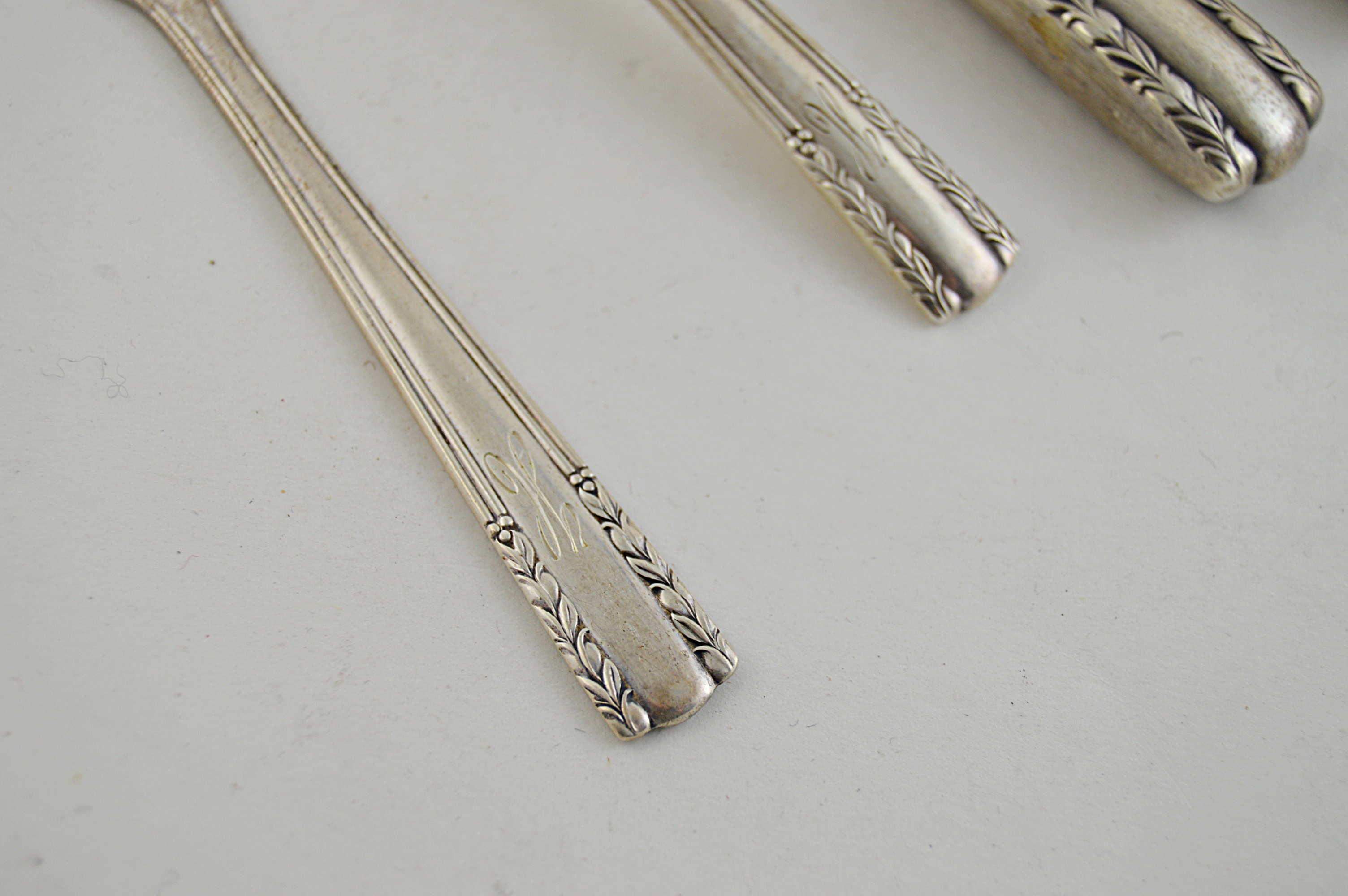 Alvin Sterling Silver Flatware, Bell, Napkin Rings