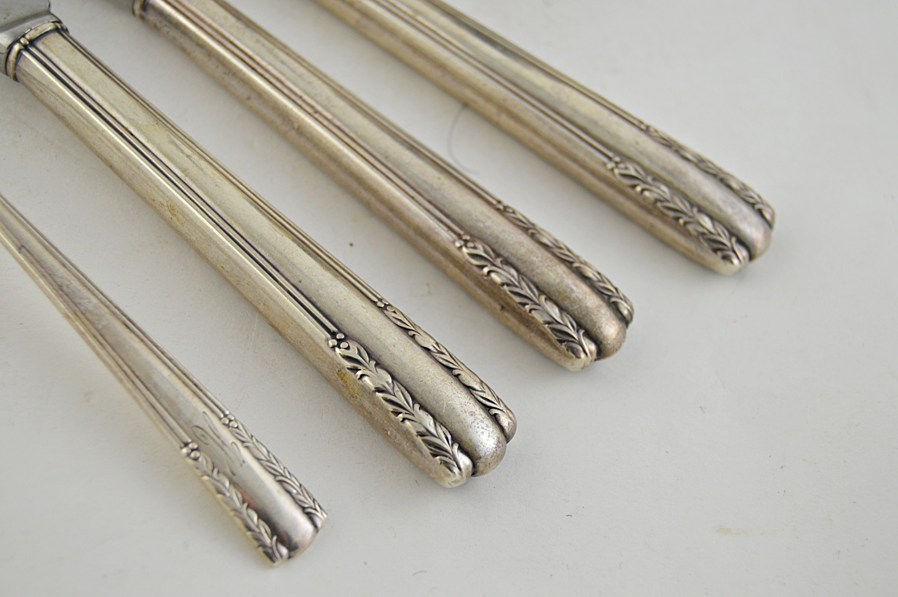 Alvin Sterling Silver Flatware, Bell, Napkin Rings