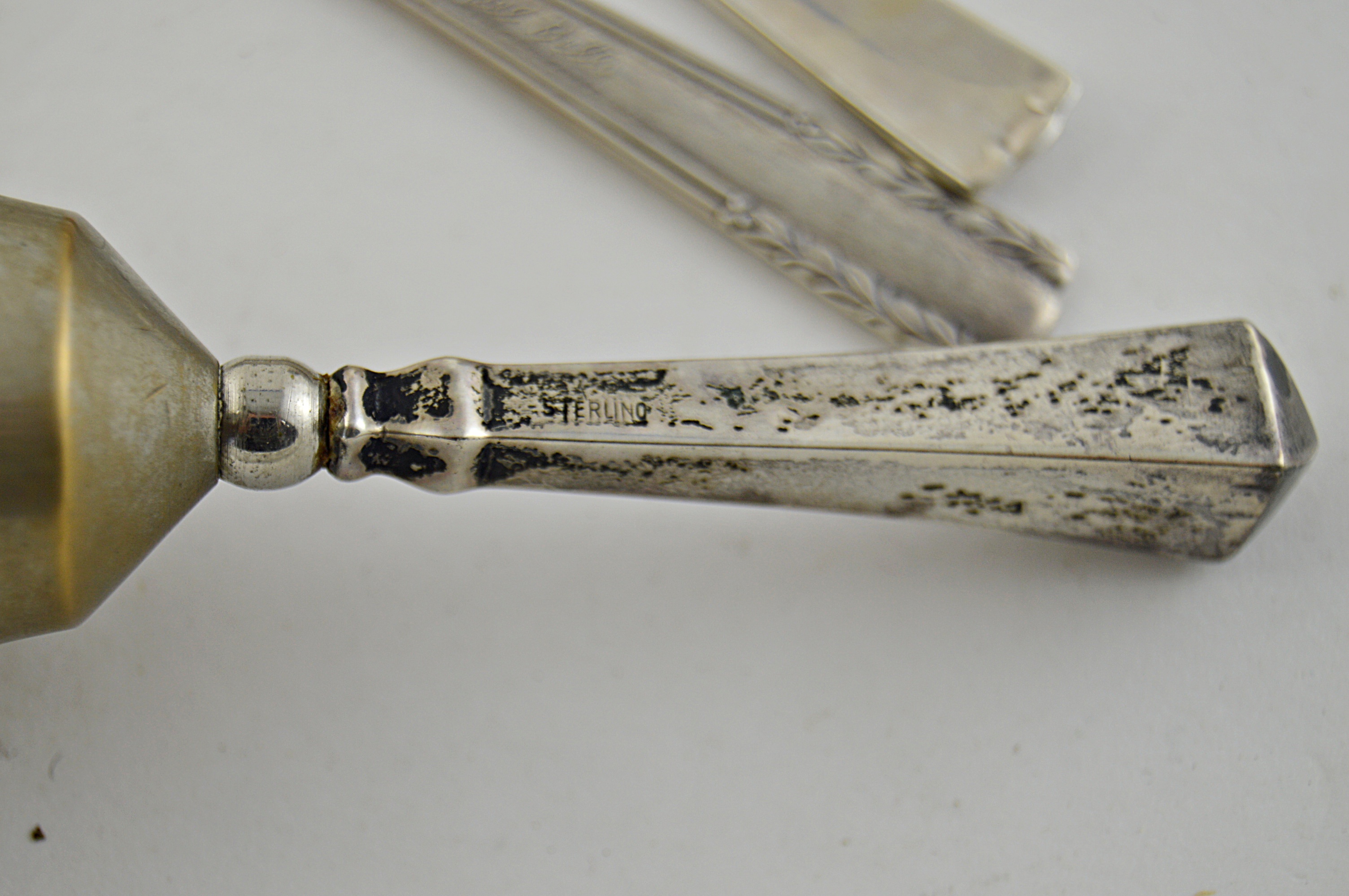 Alvin Sterling Silver Flatware, Bell, Napkin Rings