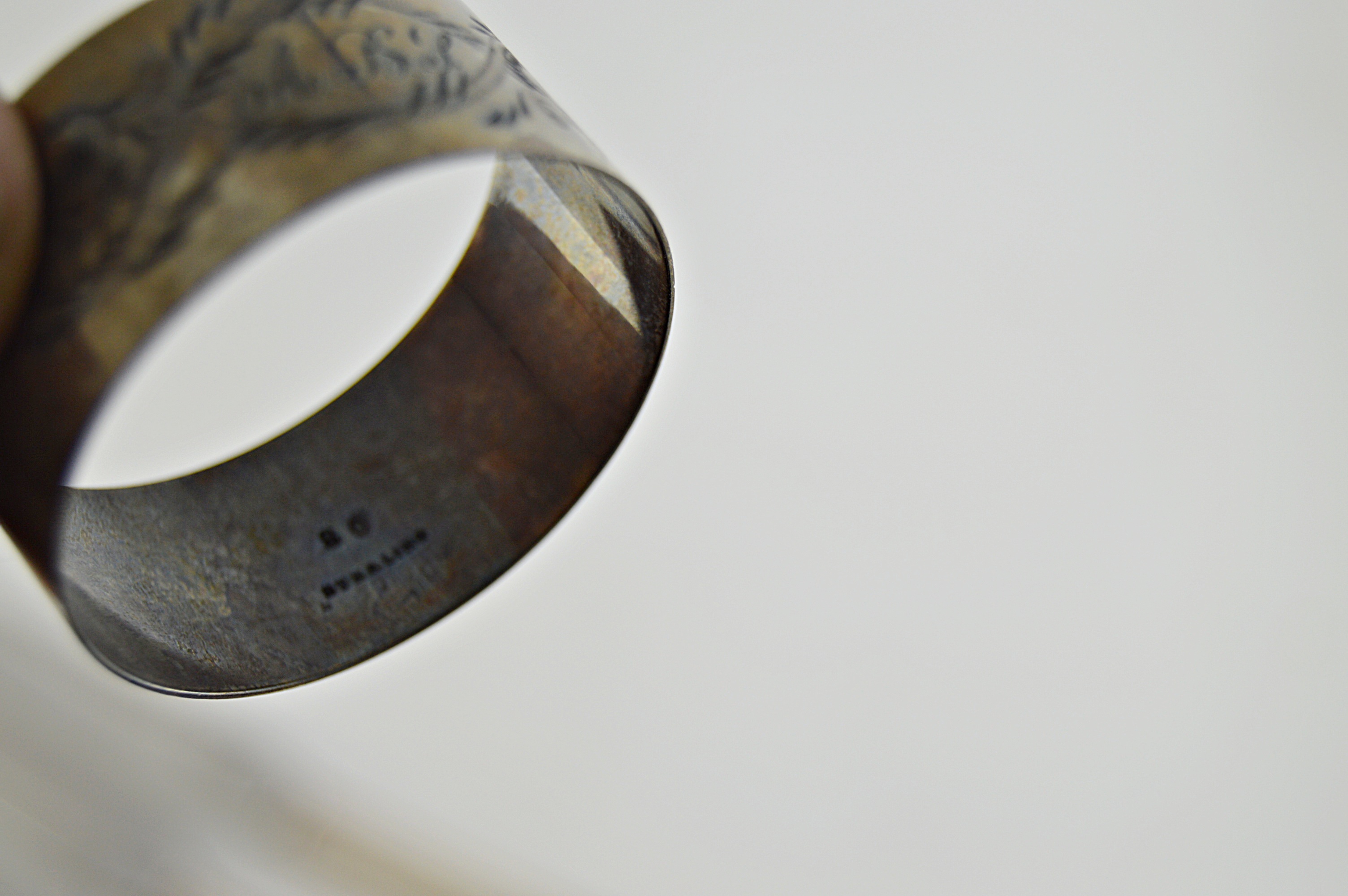 Alvin Sterling Silver Flatware, Bell, Napkin Rings