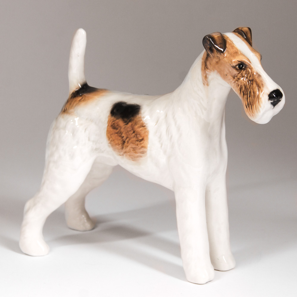 Vintage Beswick "Talavera Romulus" Wire Fox Terrier Figurine