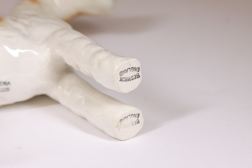 Vintage Beswick "Talavera Romulus" Wire Fox Terrier Figurine