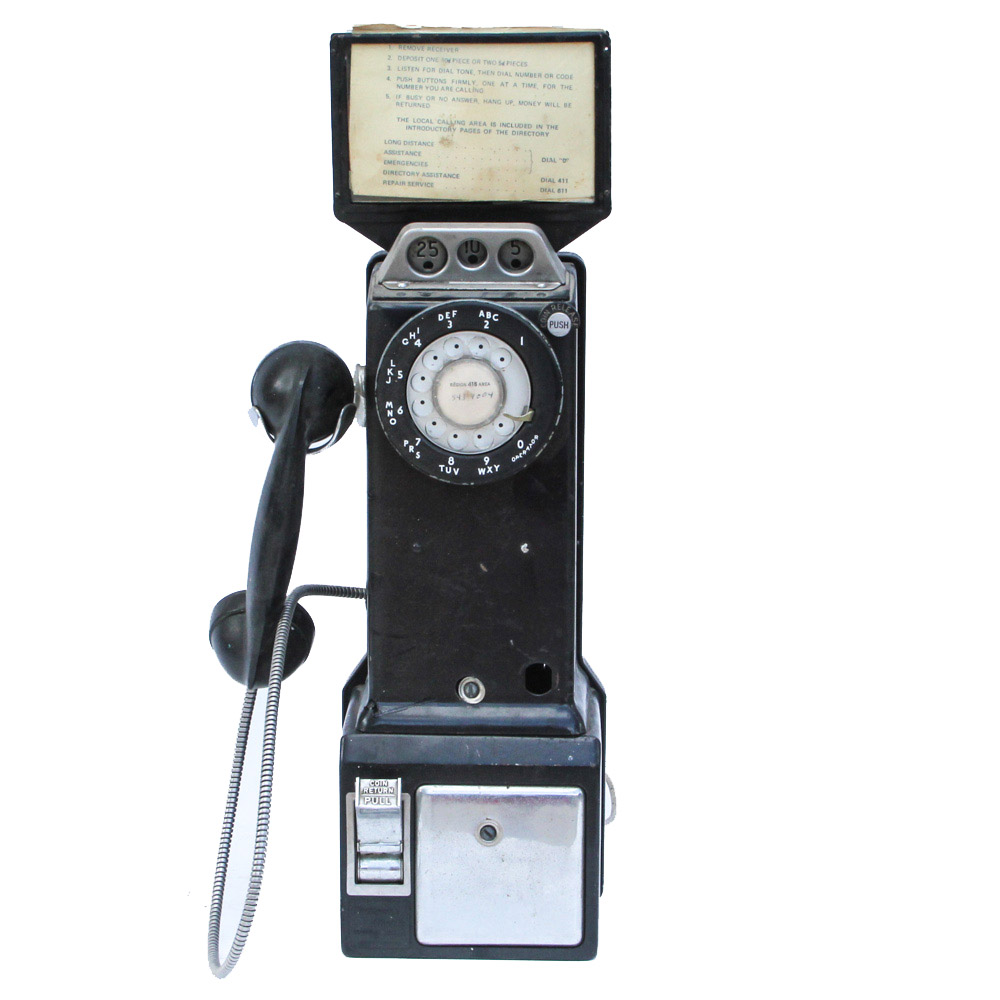 Vintage Northern Electric Canadian Payphone