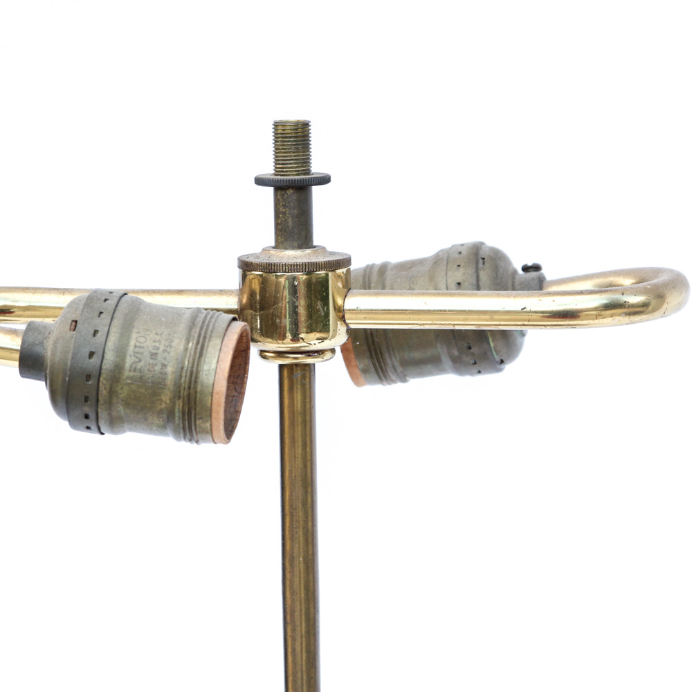 Vintage Brass Vasiform Table Lamp