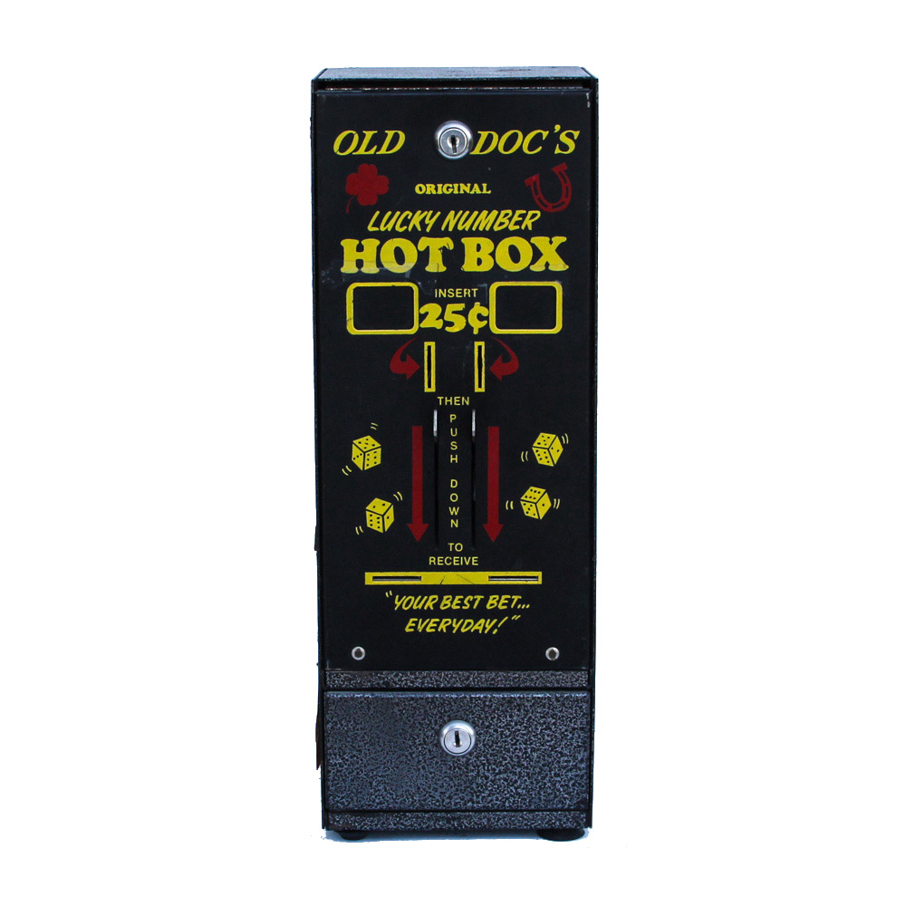 1980s Coin Operated "Old Doc's Original Lucky Number Hot Box" Machine