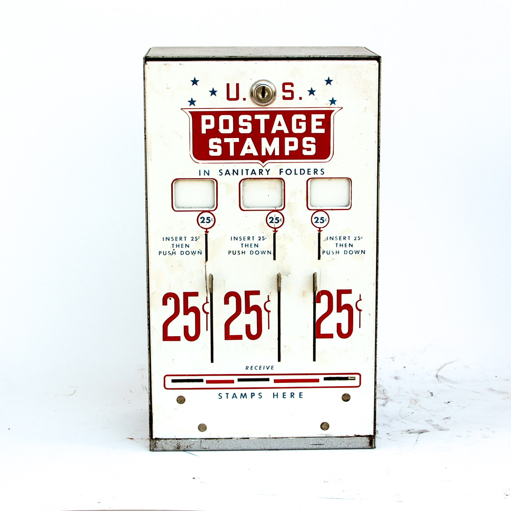 Vintage Postage Stamp Dispensing Machines