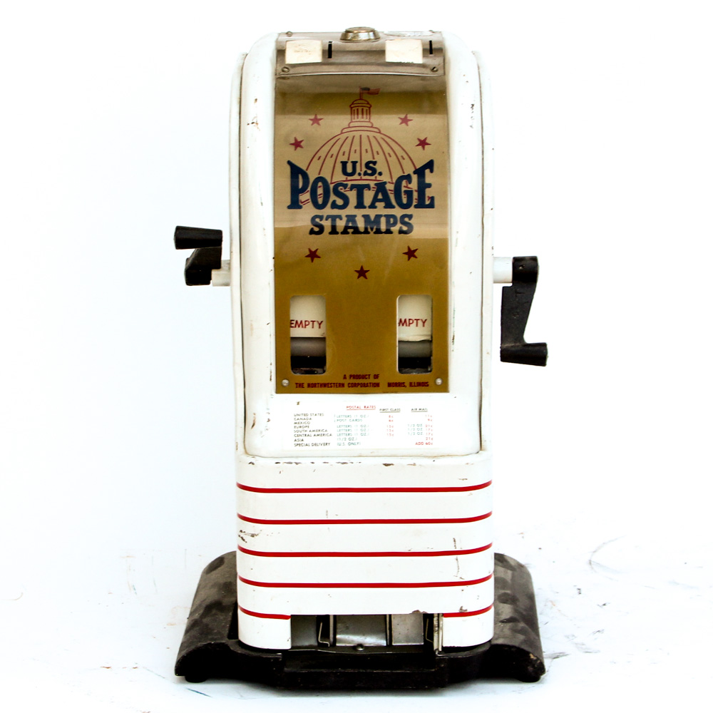 Vintage Postage Stamp Dispensing Machines