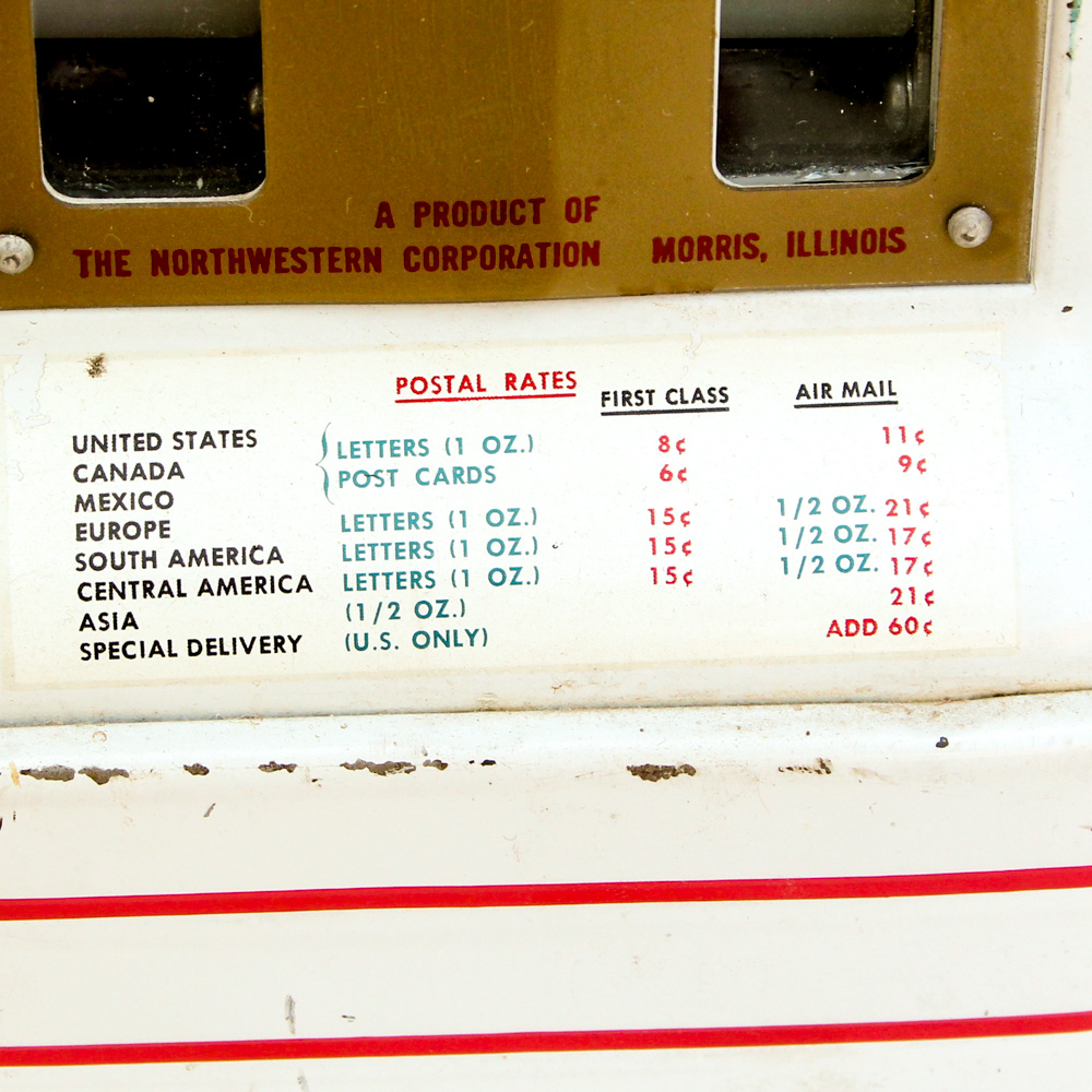 Vintage Postage Stamp Dispensing Machines