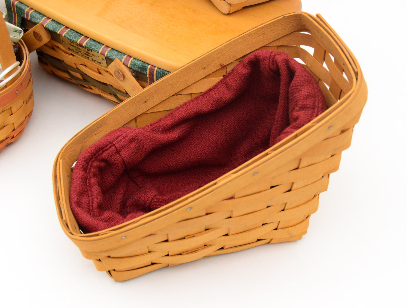 Longaberger Basket Assortment Including Christmas Collection