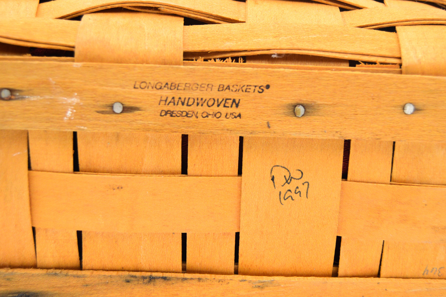 Longaberger Basket Assortment Including Christmas Collection