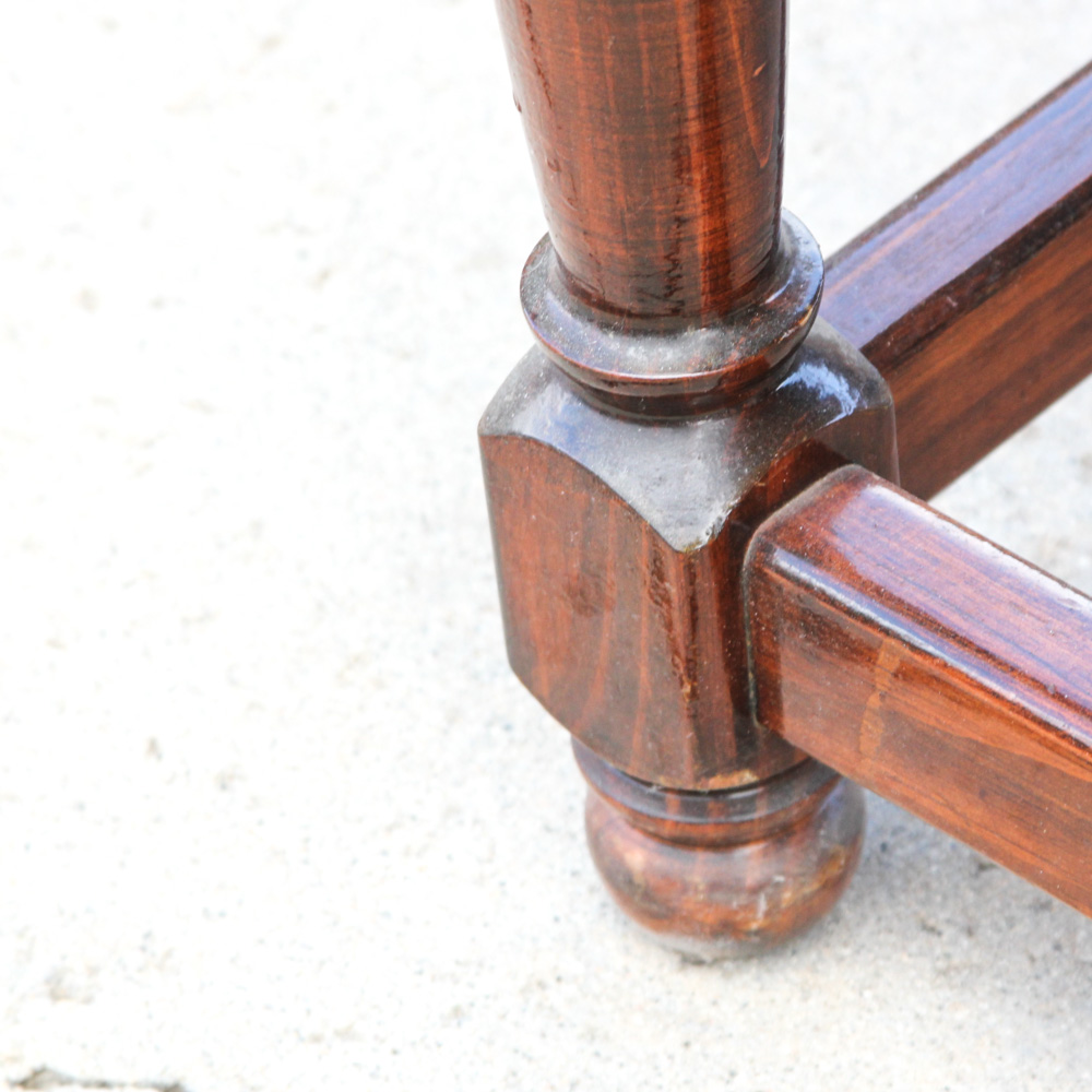 Vintage Pine Step Back End Table