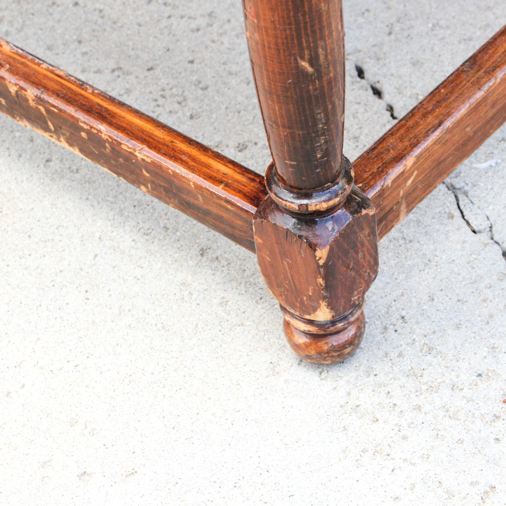 Vintage Pine Step Back End Table